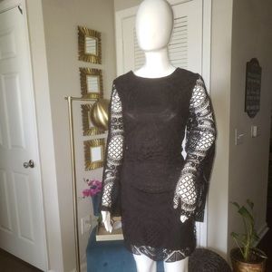 Alexia Admor Women’s Black lace dress